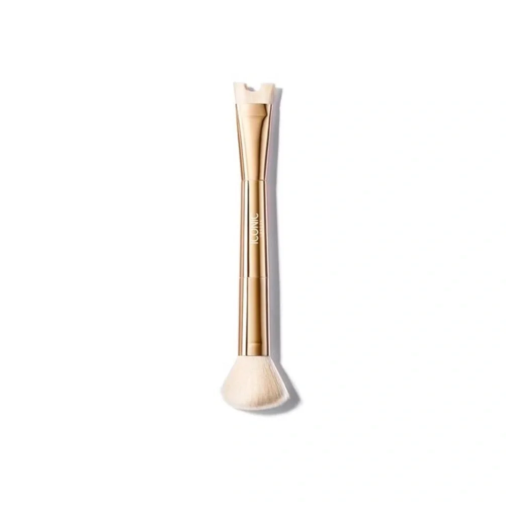 Iconic London Precision Duo Contour Double-Ended Makeup Brush